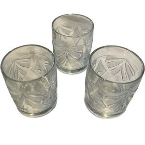 3-Martha Stewart Short Glasses, Juice Glass